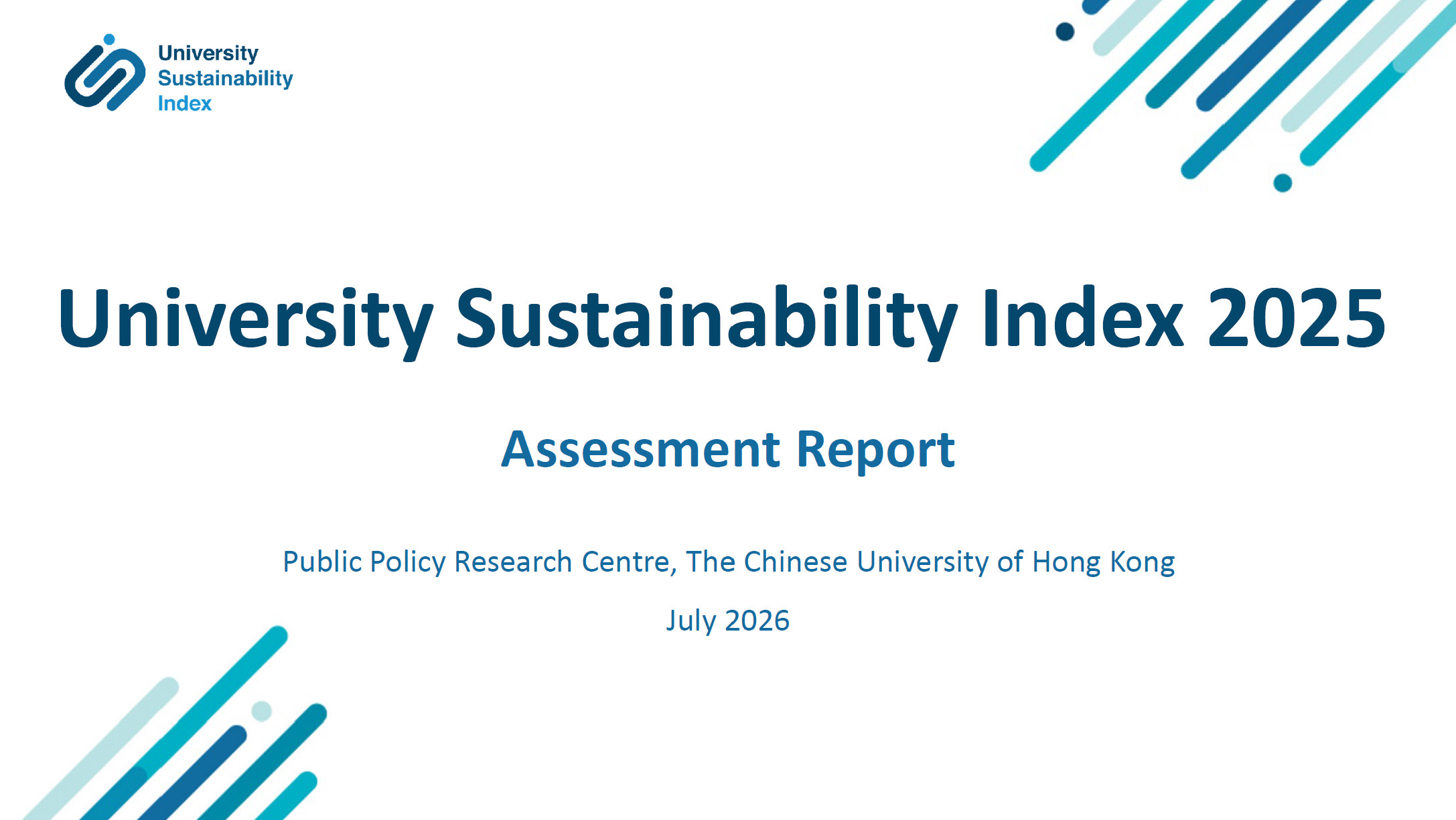 2025 University Sustainability Index Assessment Report